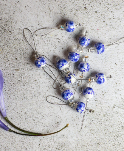 KnitPro Stickmarkörer Blooming Blue-0