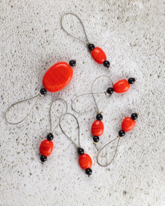 KnitPro Stickmarkörer Tangerine-0