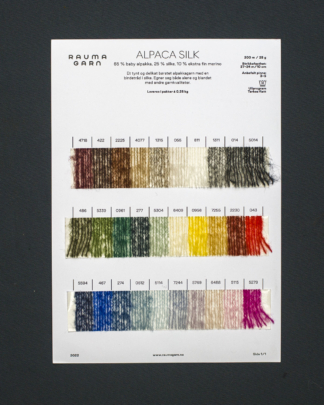 Rauma Färgkarta Alpaca Silk