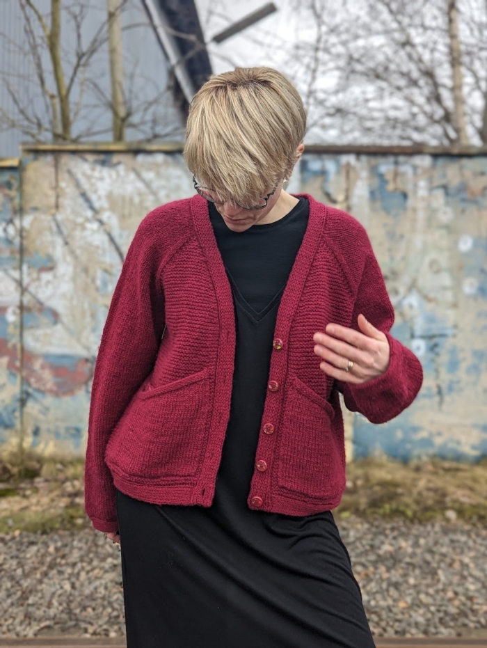 Notorious Knitter Big Pocket Cardigan