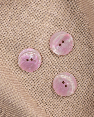 Knapp Opalit, rosa 23 mm