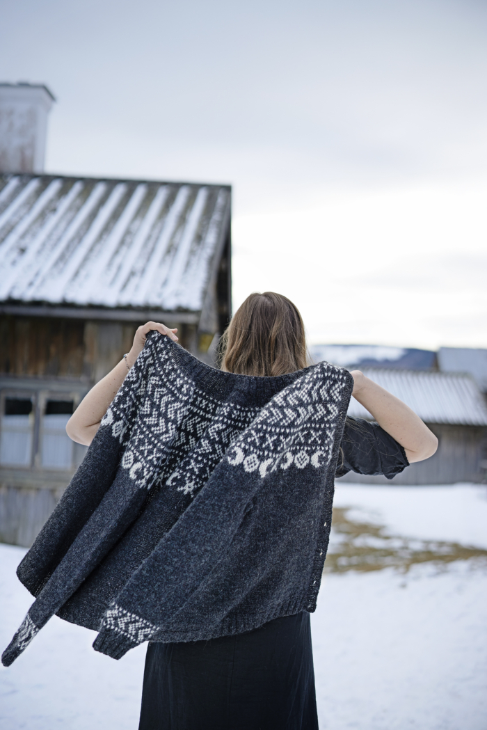 Vinterstickat av Maja Karlsson