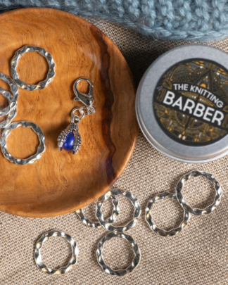 The Knitting Barber Stickmarkörer Silver dragon