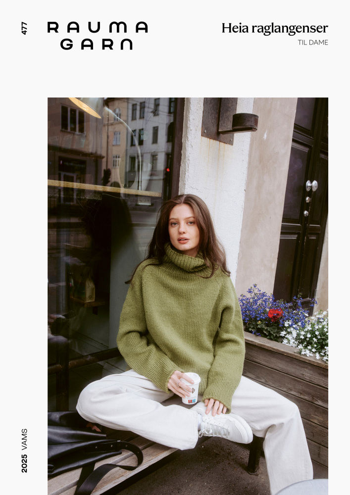 477_Heia raglangenser_FRAMSIDE Rauma Mönsterblad Heia raglangenser (477)