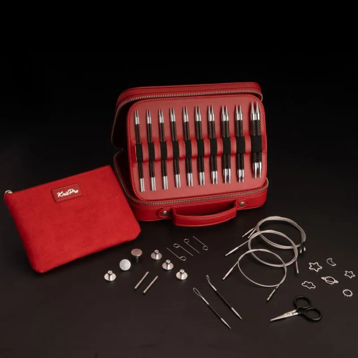 KnitPro Ändstickor Karbonz Élan Set