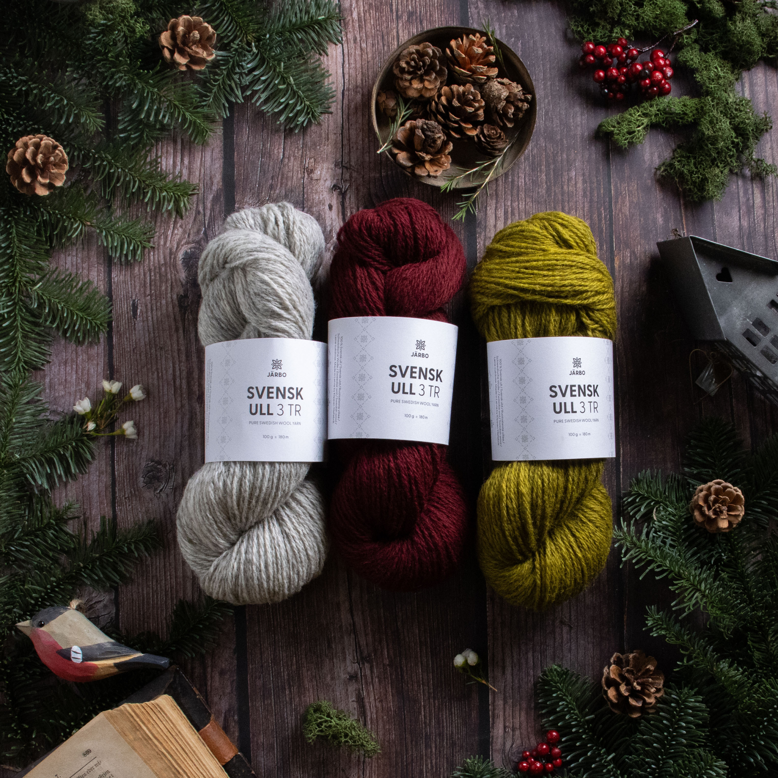 midvinterglod Julvanten 2025 | Garnpaket Midvinterglöd