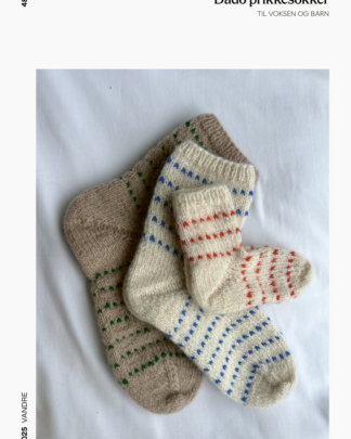 Rauma Mönsterblad Dado prikkesokker (486)