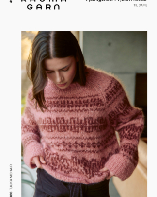 Rauma Mönsterblad Fjæregenser i Tjukk Mohair (492)