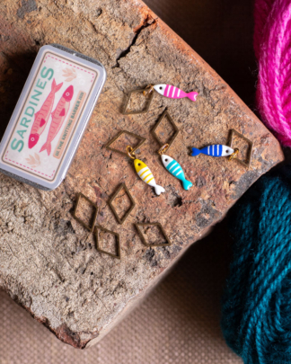 The Knitting Barber Stickmarkörer Sardines